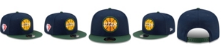 New Era Men's Navy,Green Utah Jazz 2021 NBA Draft On-Stage 9FIFTY Snapback Adjustable Hat